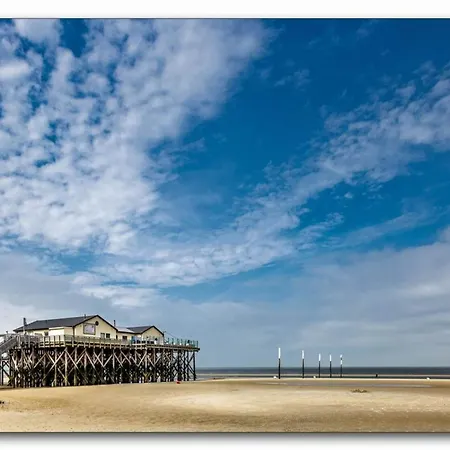아파트 Semi-detached House In St Peter-ording Böhl