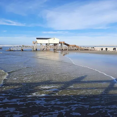 アパート Semi-detached House In St Peter-ording